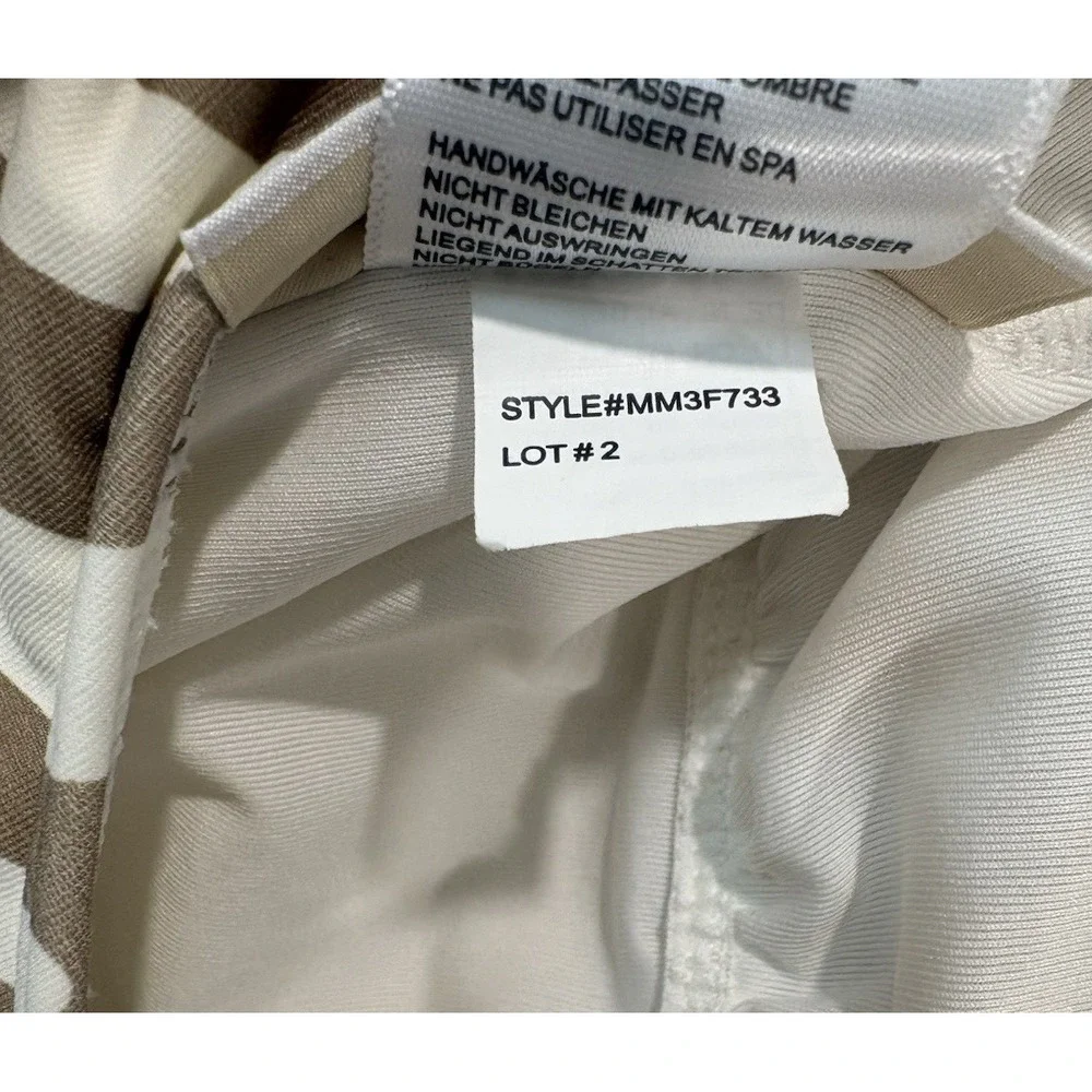 Michael Kors Size 10 Swimsuit Zebra Print NWOT Zip